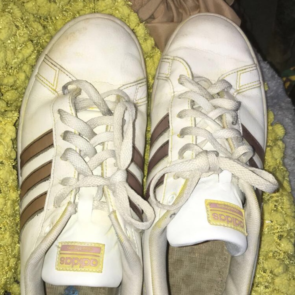 Rose gold adidas
